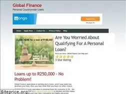 Sites similar to globalfinance.co.za