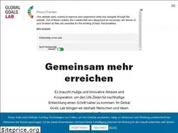 Sites similar to globalgoalslab.eu