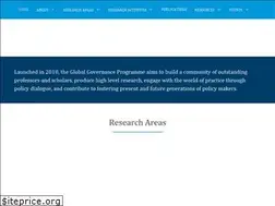 Sites similar to globalgovernanceprogramme.eui.eu