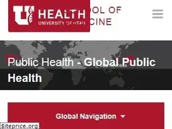Sites similar to globalhealth.utah.edu
