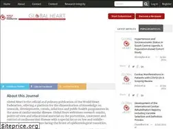 Sites similar to globalheartjournal.com