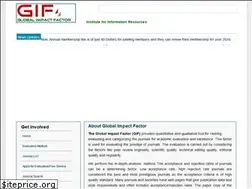 Sites similar to globalimpactfactor.com