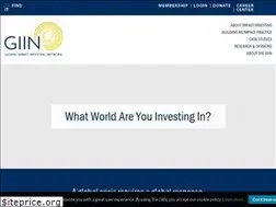 Sites similar to globalimpactinvestingnetwork.org