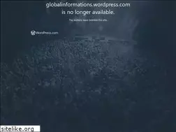 Sites similar to globalinformations.wordpress.com