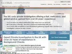 Sites similar to globalinvestigations.co.uk