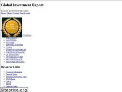 Sites similar to globalinvestmentreport.net