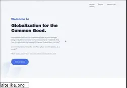 Sites similar to globalisationforthecommongood.info