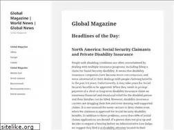 Sites similar to globalmagazine.org