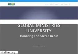 Sites similar to globalministriesuniversity.org