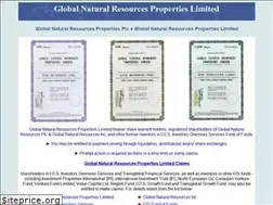 Sites similar to globalnaturalresources.com