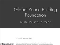 Sites similar to globalpeacebuilding.org