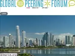 Sites similar to globalpeeringforum.org