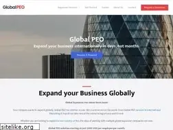 Sites similar to globalpeo.com