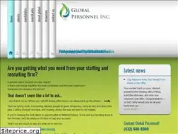Sites similar to globalpersonnelinc.com