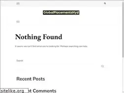 Sites similar to globalplacementshyd.com