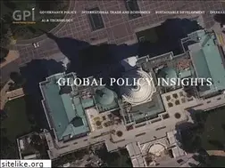 Sites similar to globalpolicyinsights.org
