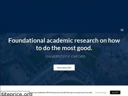 Sites similar to globalprioritiesinstitute.org