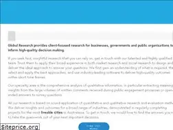Sites similar to globalresearch.nz
