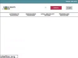 Sites similar to globalrightsforwomen.org