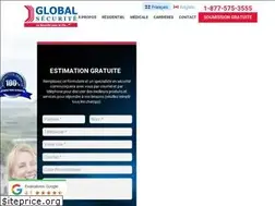 Sites similar to globalsecurite.ca