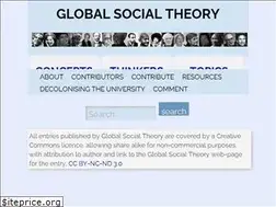 Sites similar to globalsocialtheory.org
