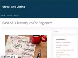 Sites similar to globalweblisting.com