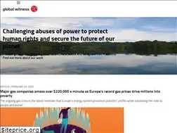 Sites similar to globalwitness.org