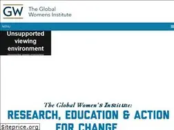 Sites similar to globalwomensinstitute.gwu.edu