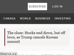 Sites similar to globeandmail.ca