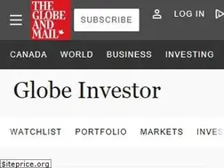 Sites similar to globeinvestor.com