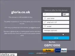 Sites similar to gloria.co.uk