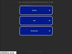 Sites similar to gloriascocinamexontario.com