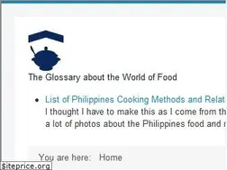 Sites similar to glorious-food-glossary.com