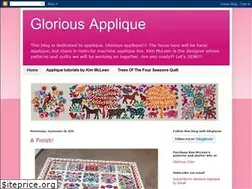 Sites similar to gloriousapplique.blogspot.com