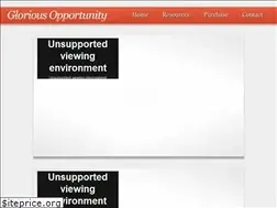 Sites similar to gloriousopportunity.org