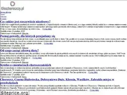 Sites similar to gloschoroszczy.pl