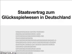Sites similar to gluecksspielstaatsvertrag.org