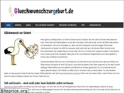 Sites similar to glueckwunschzurgeburt.de