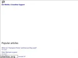 Sites similar to glumobile.helpshift.com