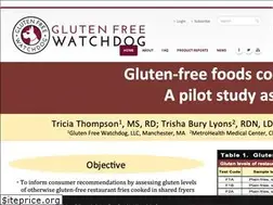 Sites similar to glutenfreewatchdog.org