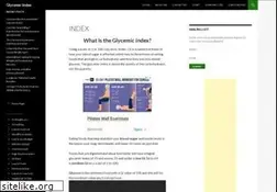 Sites similar to glycemic-index.org