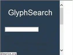 Sites similar to glyphsearch.com