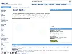 Sites similar to gmail-notifier-indir.indir21.com