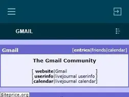 Sites similar to gmail.livejournal.com