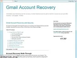 Sites similar to gmailaccountrecovery.blogspot.com