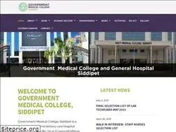 Sites similar to gmcsiddipet.org