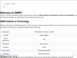 Sites similar to gmrit.org