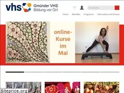 Sites similar to gmuender-vhs.de