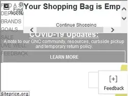 Sites similar to gnc.com