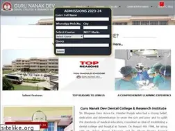 Sites similar to gnddentalcollege.com